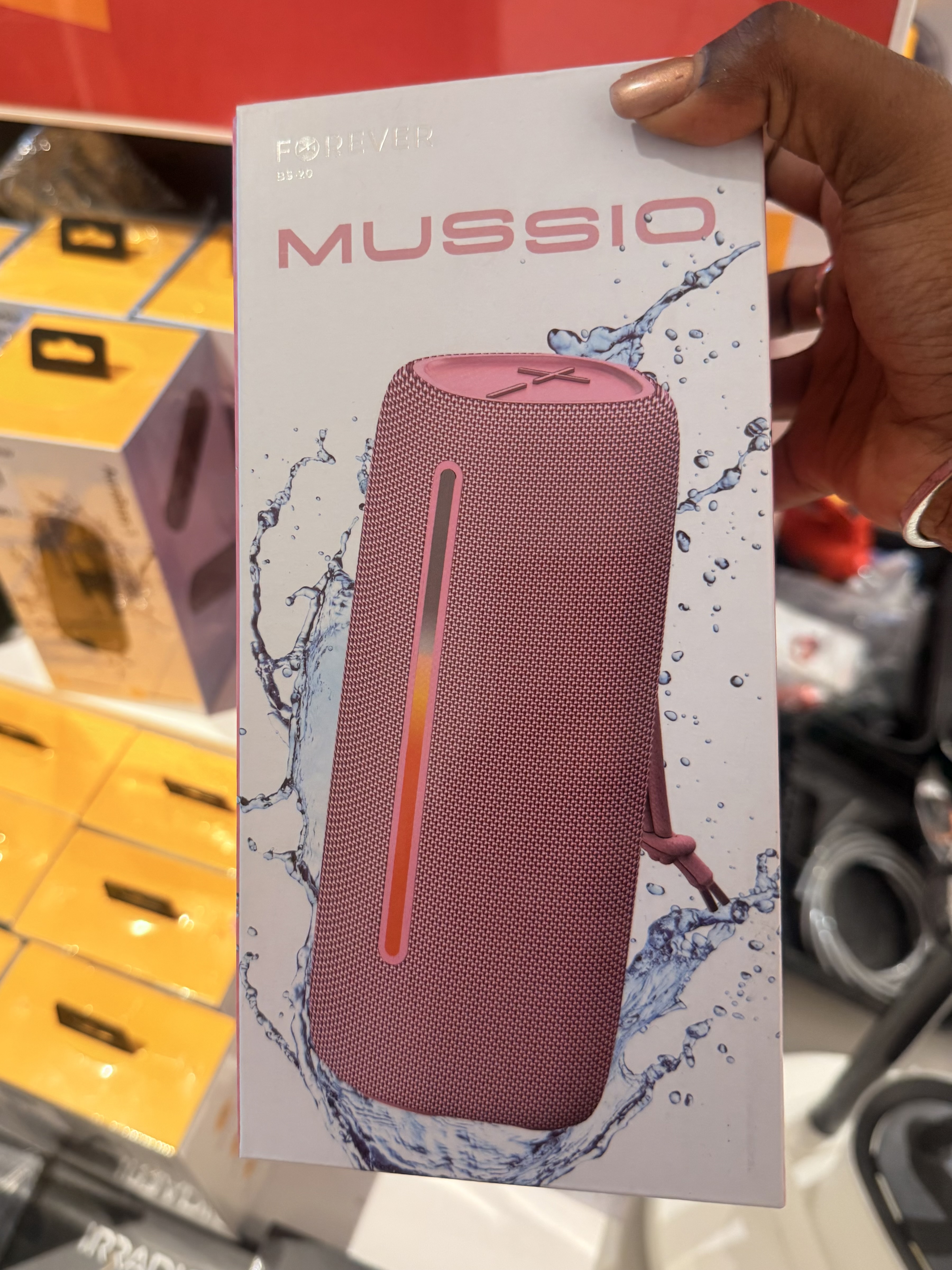 Enceinte Bluetooth Mussio – Rose
