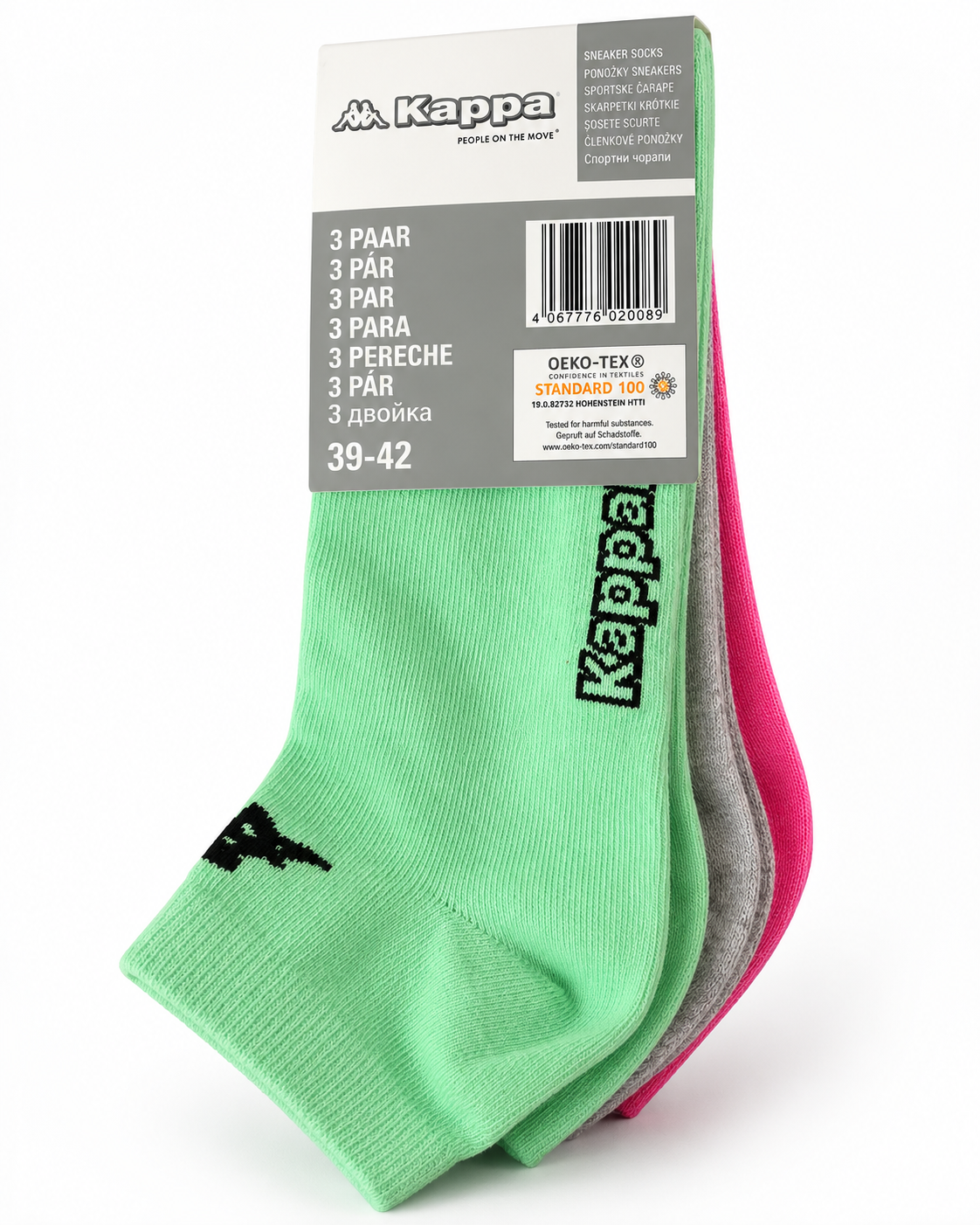 Lot de 3 paires de chaussettes Kappa – Taille 39-42